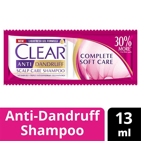 Clear Anti-Dandruff Shampoo Complete Soft Care 13ml