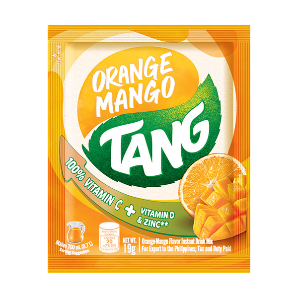 Tang Powdered Juice Orange-Mango 19g