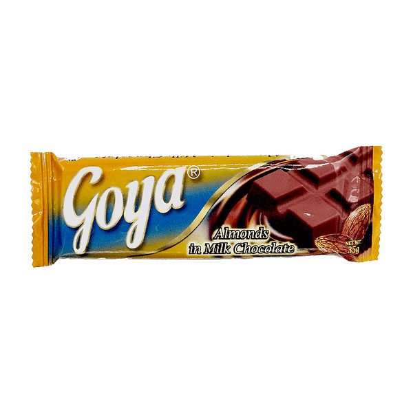 Goya Bar Almonds Milk Chocolate 35g