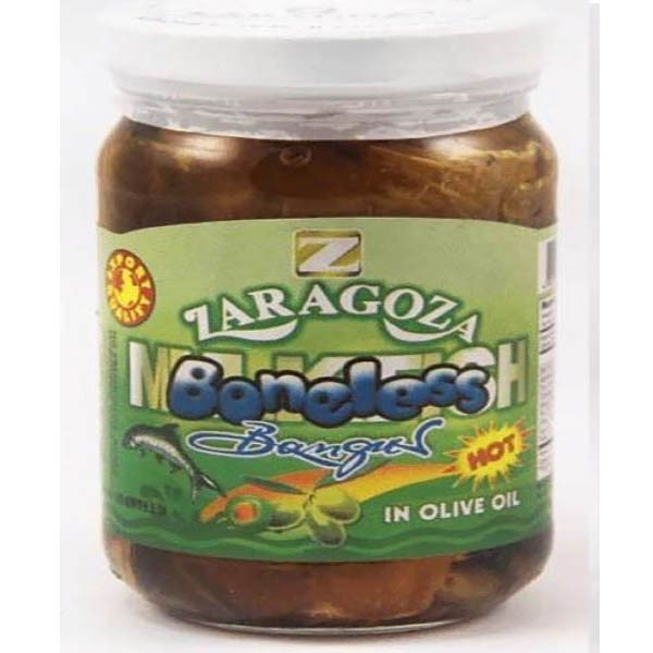 Zaragoza Boneless Bangus in Olive Oil 220g