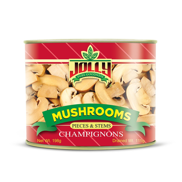 Jolly Mushroom Pieces and Stem 198g