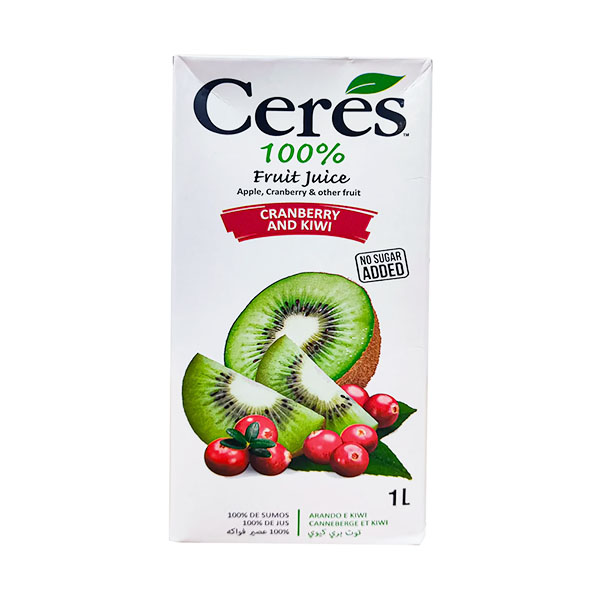 Ceres Cranberry & Kiwi 1L