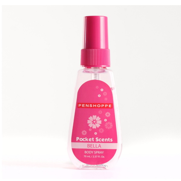 Penshoppe Body Spray Pocket Scents Bella Pink 70ml Penshoppe Body Spray Pocket Scents Bella Pink 70Ml