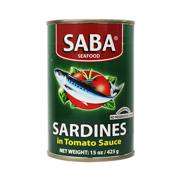 Saba Sardines in Tomato Sauce Green Label 425g