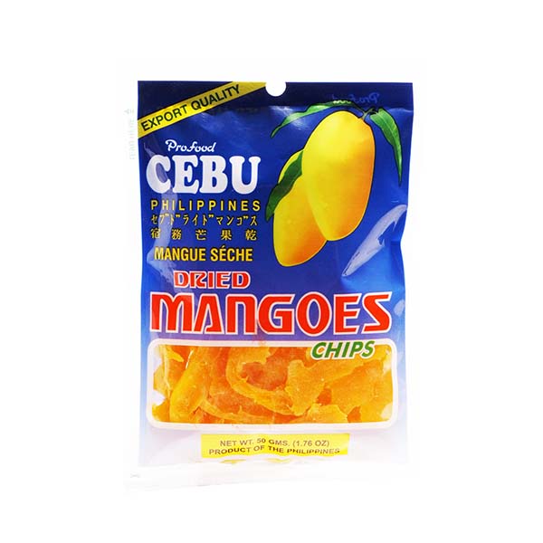 Cebu Brand Dried Mango Chips 50g