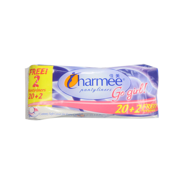 Charmee Go Girl Panty Liner 20pcs