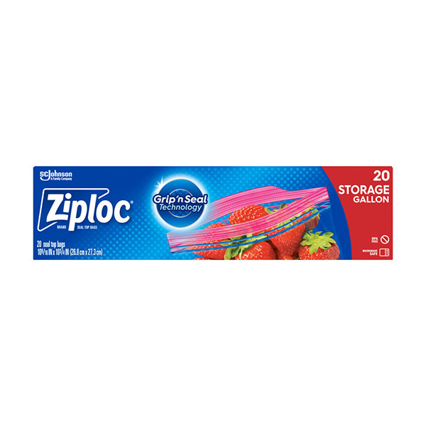 Ziploc Storage Bag Gallon 20s