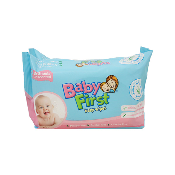 Baby First Baby Wipes 30 Sheets Unscented Promo Pack