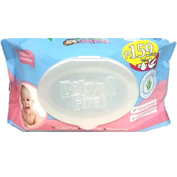 Baby First Baby Wipes Pack of 2 (90 Wipes)