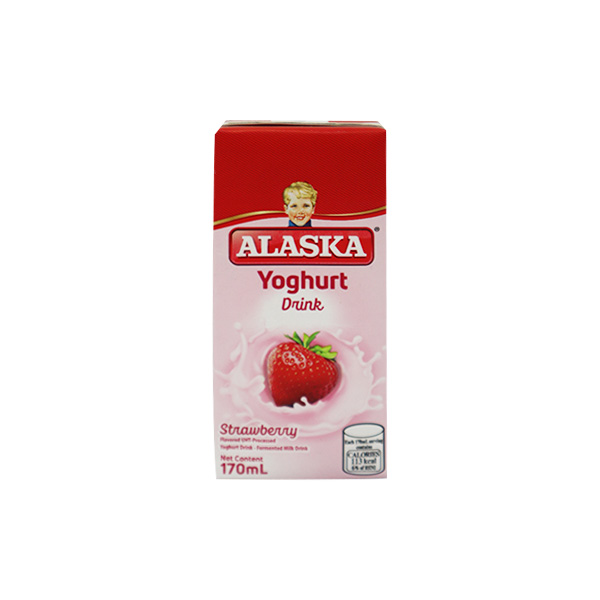 Alaska Yoghurt Drink Strawberry 170ml