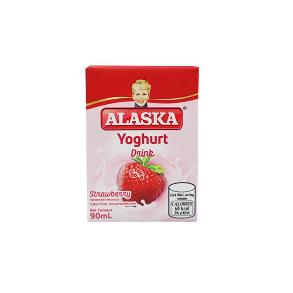 Alaska Yoghurt Drink Strawberry 90ml