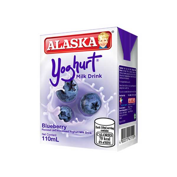 Alaska Yoghurt Drink Blueberry 110ml