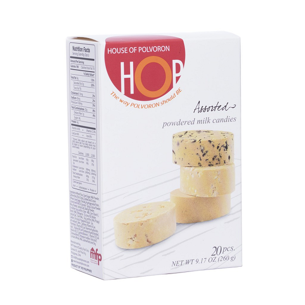 Hop Powdered Milk Candies Assorted Box 20pcs 260g