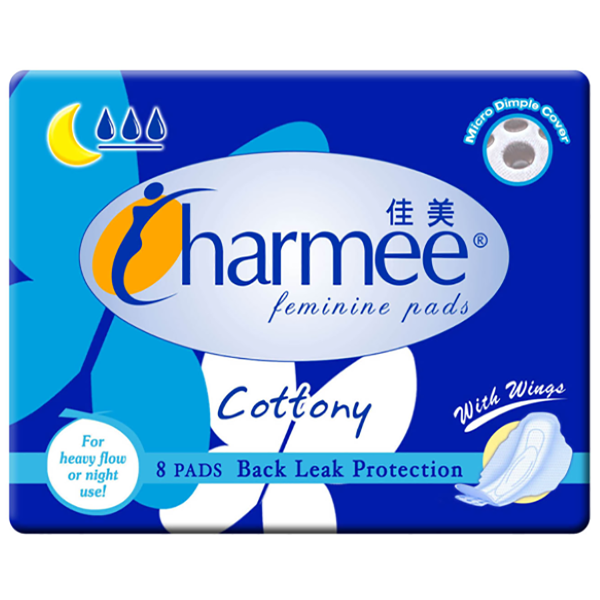 Charmee Heavy Flow Night Use Pad 8pcs