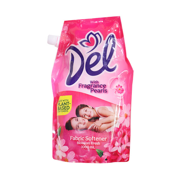 Del Fabric Softener Blossom Fresh Pink Sup 1L