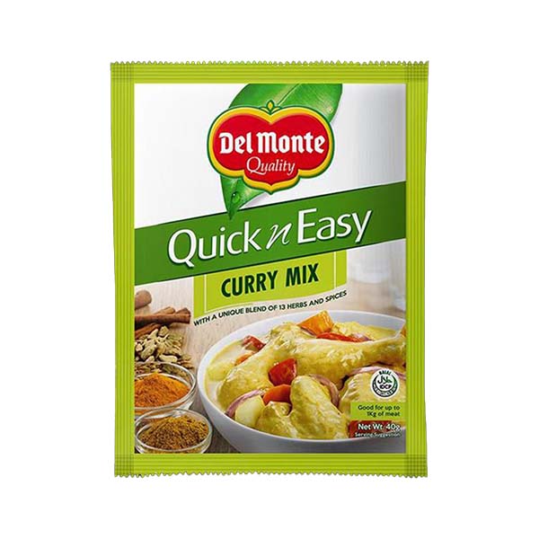 Del Monte Quick N Easy Curry Mix 40g