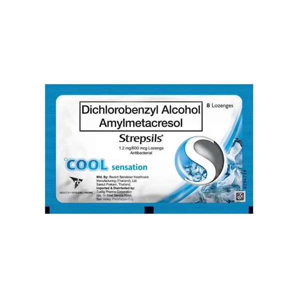 Strepsils Cool Sensation Lozenges 8s