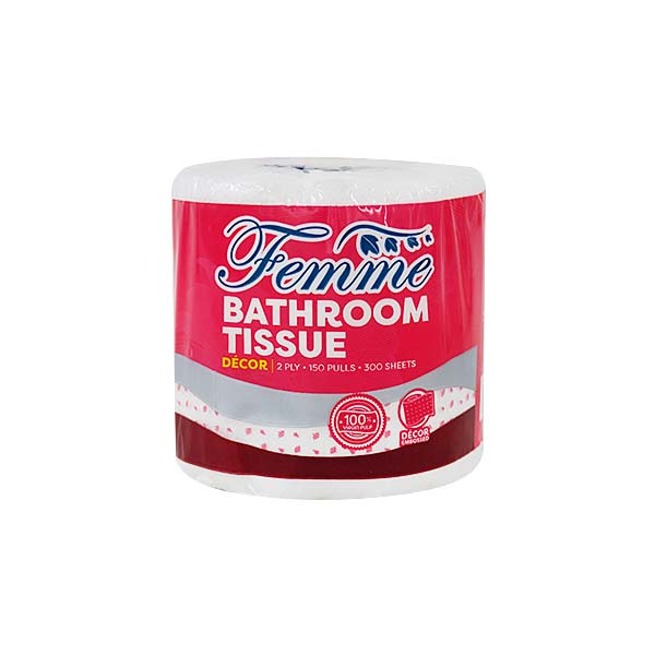 Femme Bathroom Tissue 300 Sheets 2-Ply 1?s