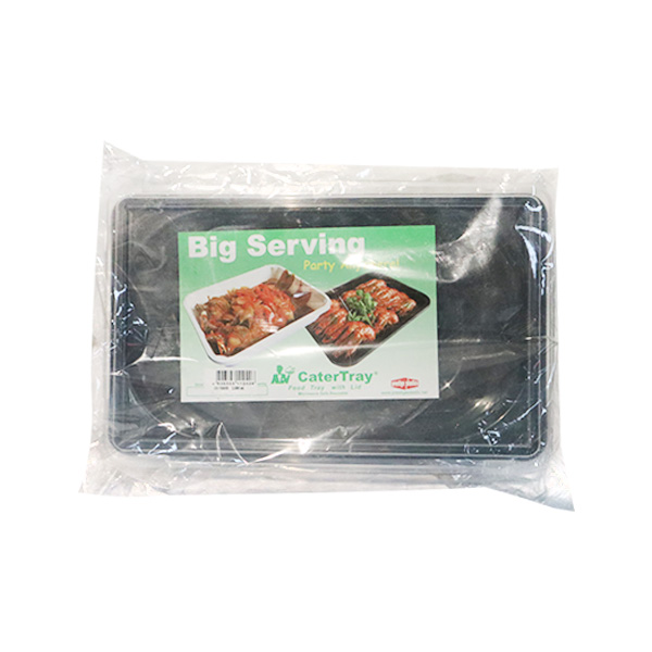 Prestige Plastics CaterTray with Lid Black 20 x 2500ml