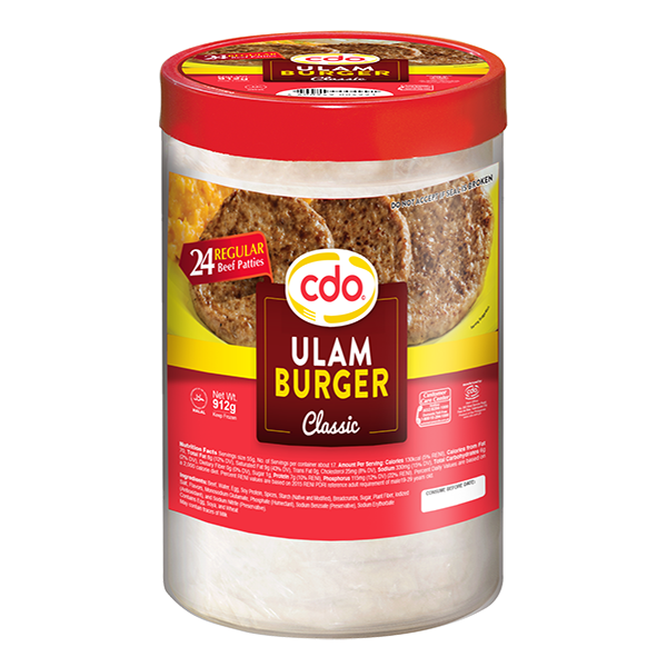 CDO Ulam Burger Regular 912g