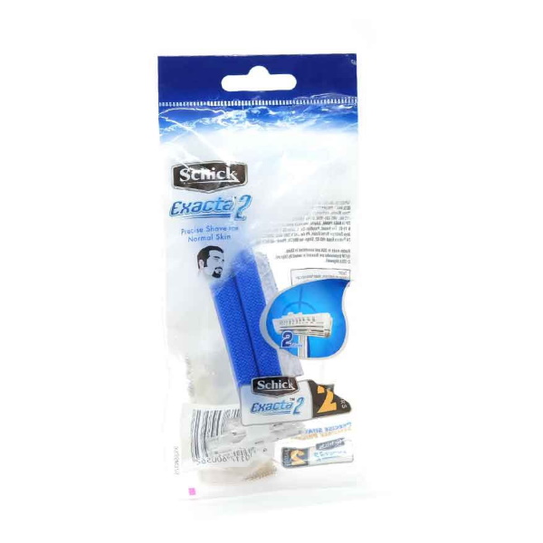 Schick Exacta 2 Shaver Precise Shave For Normal Skin Pb2 Blue