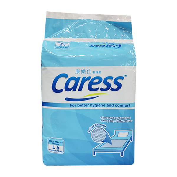 Caress Underpads Large 8's