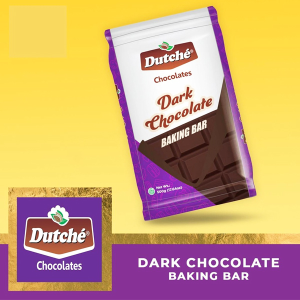 Dutche Dark Chocolate Bar 500g