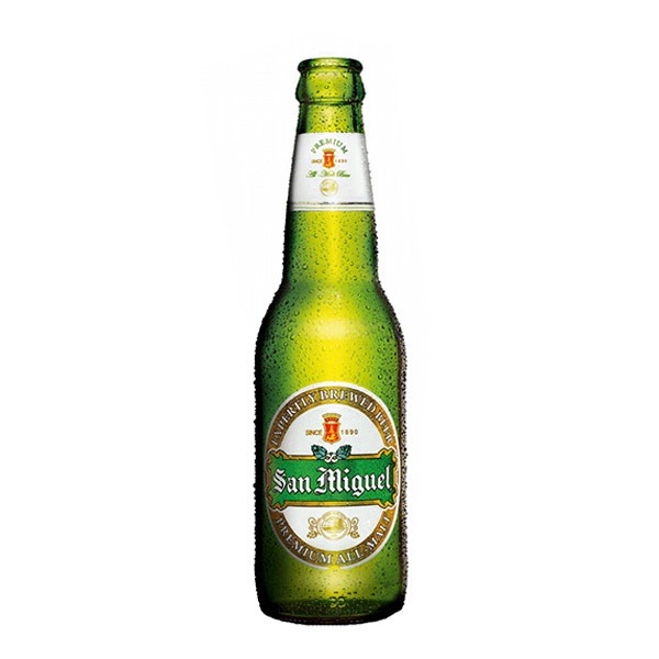 San Miguel All Malt Beer Bottle 330ml (24-pack)