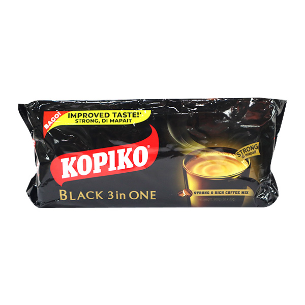 Kopiko Black 3-in-1 Coffee Mix 30x30g Pouch