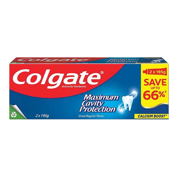 Colgate Maximum Cavity Protection Great Regular Flavor Anti-Cavity Family