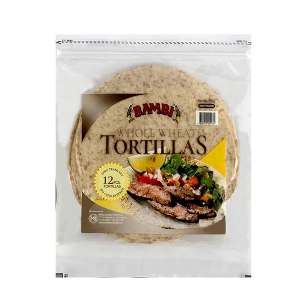 Bambi Whole Wheat Tortillas 300g