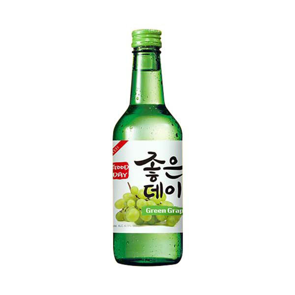 Good Day Korean Green Grape Soju 360ml Less 20%