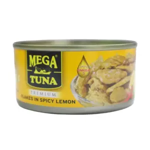 Mega Tuna Flakes In Spicy Lemon 180g