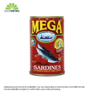 Mega Sardines in Tomato Sauce with Chili 425g