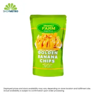 Tropics Farm Golden Banana Chips 150g