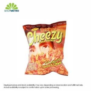 Leslie's Red Hot Cheezy Outrageously Cheesy Corn Crunch 150g