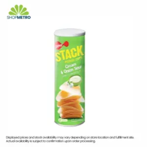 Stacks Potato Chips Sour Cream and Onion 160g