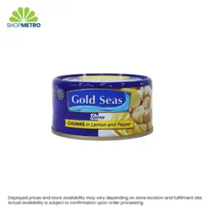 Gold Seas Tuna Chunks in Lemon and Pepper 185g