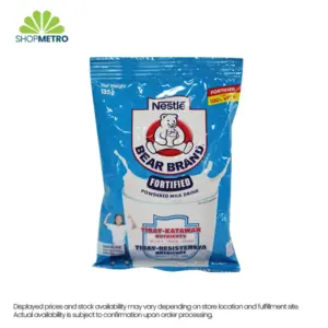 Nestle Bear Brand Fortified Powdered Milk Drink 135g