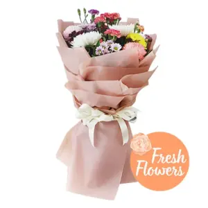 Elegant Flower Bouquet - Fresh, Handcrafted Blooms For Any Occasion