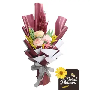 Handcrafted Dried Flower Bouquet - Sustainable Beauty for Every Space