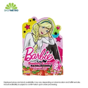 Juju Popping Candy with Lollipop Strawberry 13.8g
