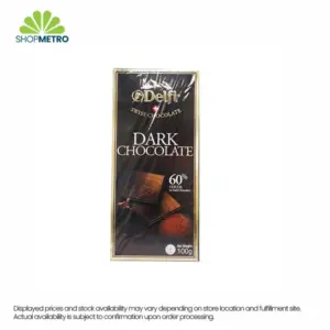 Delfi Swiss Dark Chocolate 60% 100g