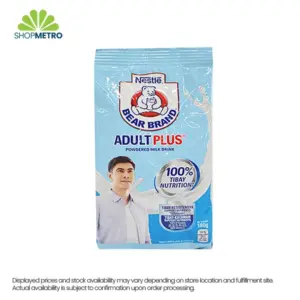 Nestle Bear Brand Adult Plus Powdered Milk Drink 180g