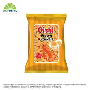 Oishi Prawn Crackers Salted Egg 60g