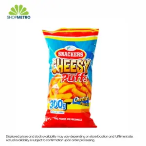 Snackers Cheesy Puffs Cheese 300g
