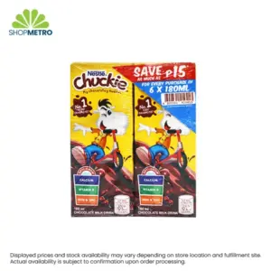 Nestle Chuckie Opti-Grow Chocolate Milk Drink 6 x 180ml