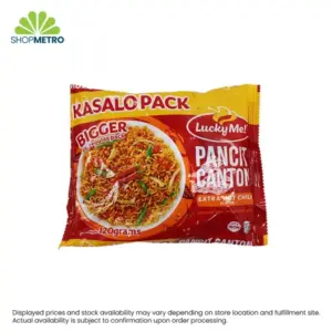 Lucky Me! Pancit Canton Extra Hot Chili Kasalo Pack 120g