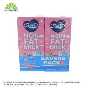 Selecta Non Fat Milk Savers Pack 1L