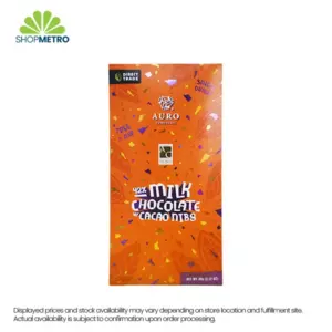 Auro 42% Milk Chocolate with Cacao Nibs 60g